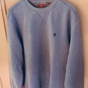 Men's IZOD Fleece-lined Sweatshirt, Med Blue, XL